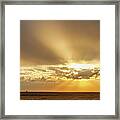 Sunrise And Wheat 04 Framed Print