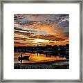 Sunrise At Back Cove Framed Print