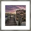 Sunrise At Naples, Florida Framed Print