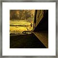 Sunrise At The Causeway Framed Print