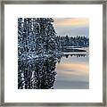 Sunrise Calm Framed Print