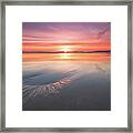 Sunrise, Hampton Beach, Nh Framed Print