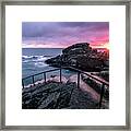Sunrise In 40 Foot - Dublin, Ireland - Seascape Photography Framed Print