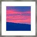 Sunrise In Death Valley National Park Framed Print