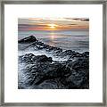 Sunrise In Portmarnock - Dublin, Ireland - Seascape Photography Framed Print