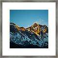 Sunrise On Everest Framed Print
