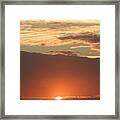 Sunrise On Horizon Framed Print