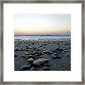 Sunrise On The Beach Framed Print