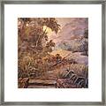 Sunrise On The Meadow Framed Print