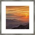Sunrise Over Anza-borrego Desert Framed Print