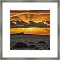 Sunrise Over Rabbit Head Island Framed Print