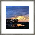 Sunrise Over The Pond Framed Print