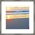 Sunrise Rose Framed Print