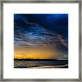 Sunrise Storm Framed Print