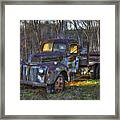 In The Spotlight 1947 Ford Stakebed Pickup Truck 2 Farm Art Framed Print