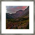 Sunset At Lundy Canyon During Autumn In The Eastern Sierras Framed Print
