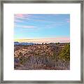 Sunset At Palmer Park Framed Print