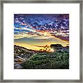 Sunset At Sage Ranch Framed Print