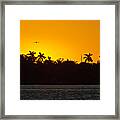 Sunset At The Intracostal Framed Print