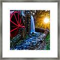 Sunset At The Mill Framed Print