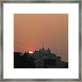 Sunset, Barsana Framed Print