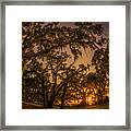 Sunset Below Spanish Arches Framed Print