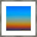 Sunset Blend South East 3 Framed Print