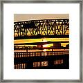 Sunset Bridge 4 Framed Print