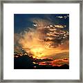 Sunset Of The End Of June Framed Print