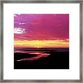Sunset, Connemara, Co Galway, Ireland Framed Print