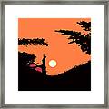 Sunset Framed Print