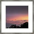 Sunset Flight Framed Print