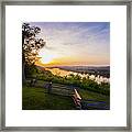 Sunset From Boreman Park Framed Print