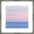 Sunset From Irish Beach Framed Print