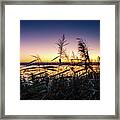 Sunset Impression Framed Print