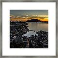 Sunset In Alesund - Norway - Landscape Photography Framed Print
