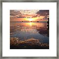 Sunset In Boqueron Framed Print