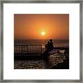 Sunset In Cerritos Framed Print