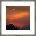 Sunset In Kansas Framed Print