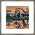 Sunset In Maynooth Framed Print