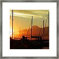 Sunset In Paradise Framed Print