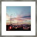 Sunset In The City 2 Framed Print