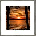 Sunset In Virginia Framed Print