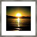 Sunset Lake 2 Framed Print