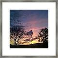 Sunset On Hunton Lane #12 Framed Print