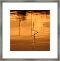 Sunset On The Water Framed Print