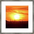 Sunset Over Phoenix Framed Print