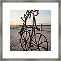 Sunset Rider Framed Print