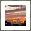 Sunset Santa Fe Framed Print