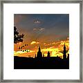 Sunset Solitude Framed Print